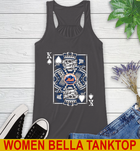New York Mets MLB Baseball The King Of Spades Death Cards Shirt Racerback Tank 10