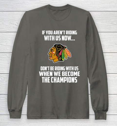 NHL Chicago Blackhawks Hockey We Become The Champions Long Sleeve T-Shirt 5