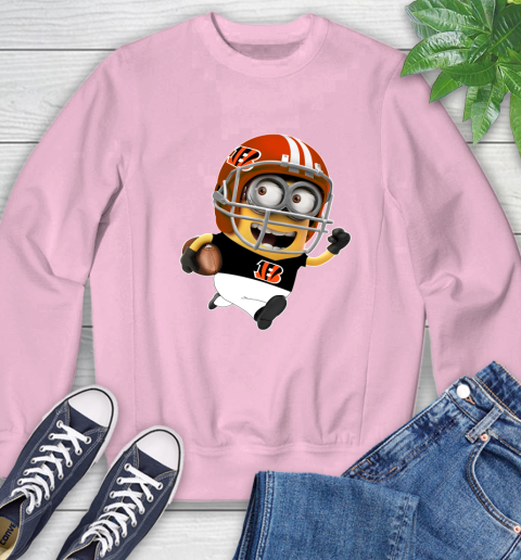 NFL Cincinnati Bengals Minions Disney Football Sports Sweatshirt 9