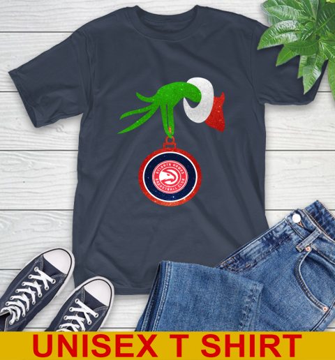 Atlanta Hawks Grinch Merry Christmas NBA Basketball T-Shirt 4