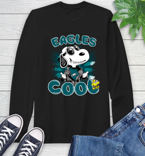NFL Football Philadelphia Eagles Cool Snoopy Shirt Long Sleeve T-Shirt
