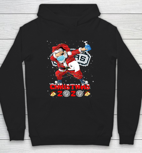 San Antonio Spurs Funny Santa Claus Dabbing Christmas 2020 NBA Hoodie