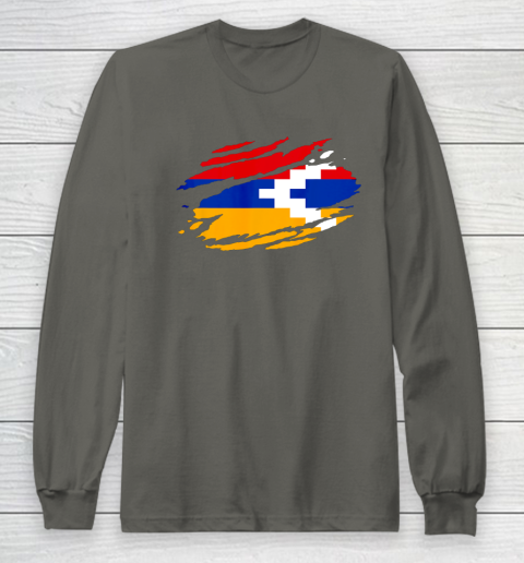 Artsakh Flag Proud Artsakh Support Artsakh Strong Armenia Long Sleeve T-Shirt 6 Artsakh Flag Proud Artsakh Support Artsakh Strong Armenia Long Sleeve T-Shirt - Image 6