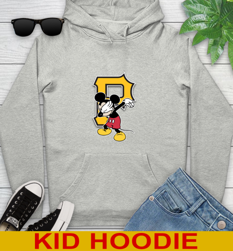 Pittsburgh Pirates MLB Baseball Dabbing Mickey Disney Sports Youth Hoodie