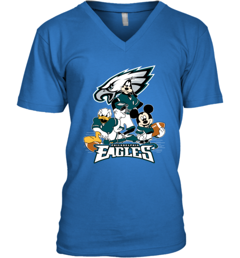 Philadelphia Eagles football logo x Mickey Mouse Disney shirt