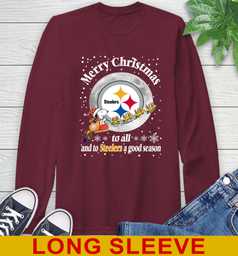 Pittsburgh Steelers Merry Christmas To All And To Steelers A Good Season NFL Football Sports Long Sleeve T-Shirt 7
