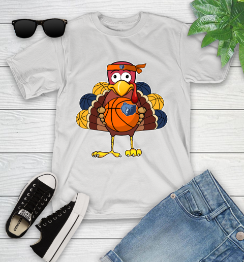 Memphis Grizzlies Turkey thanksgiving day Youth T-Shirt