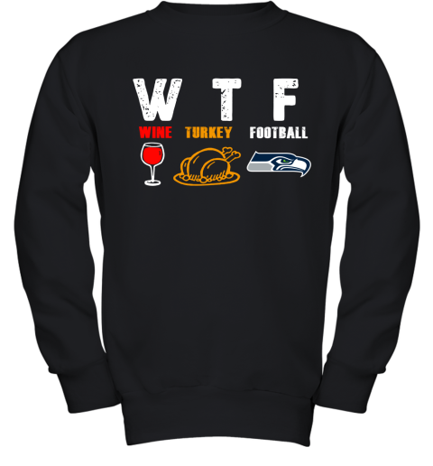 Seattle Seahawks Thanksgiving Youth Sweatshirt