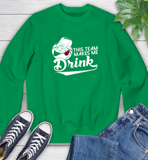 Miami Heat NBA Basketball This Team Makes Me Drink Adoring Fan Sweatshirt 7