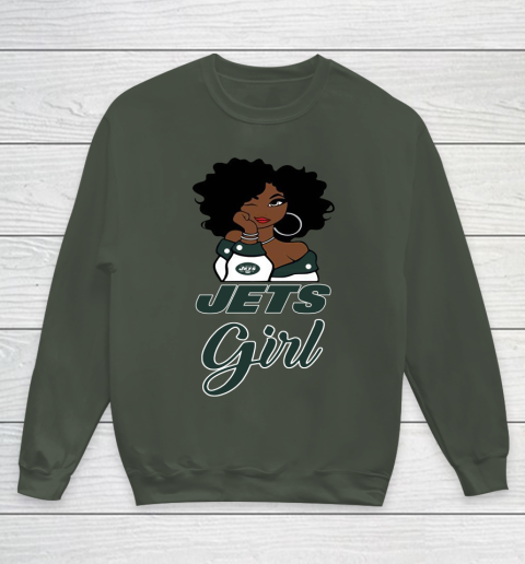 New York Jets Girl NFL Youth Sweatshirt 10