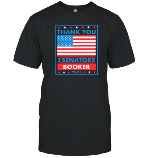 Thank You Senator Cory Booker 25 Hours And 5 Minutes Premium T-Shirt