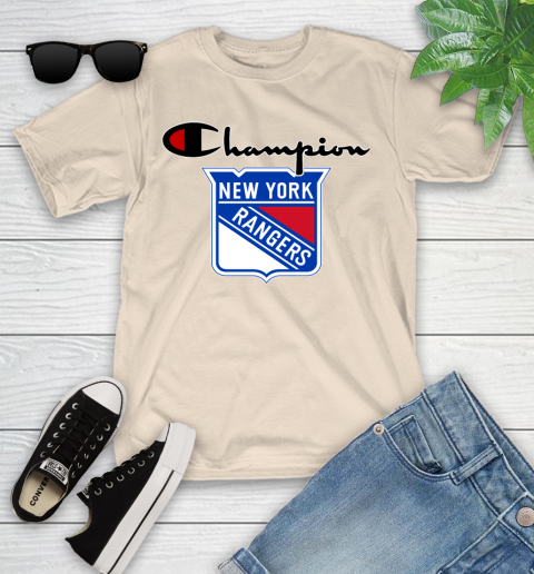 NHL Hockey New York Rangers Champion Shirt Youth T-Shirt 9