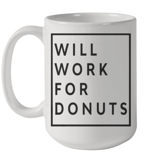 Jeb Bush Will Work For Donuts Ceramic Mug 15oz