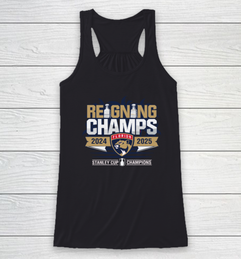 Florida Panthers Reigning Back To Back Stanley Cup Champions 2024 2025 Racerback Tank