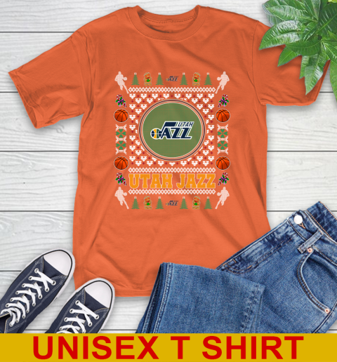 Utah Jazz Merry Christmas NBA Basketball Loyal Fan T-Shirt 4