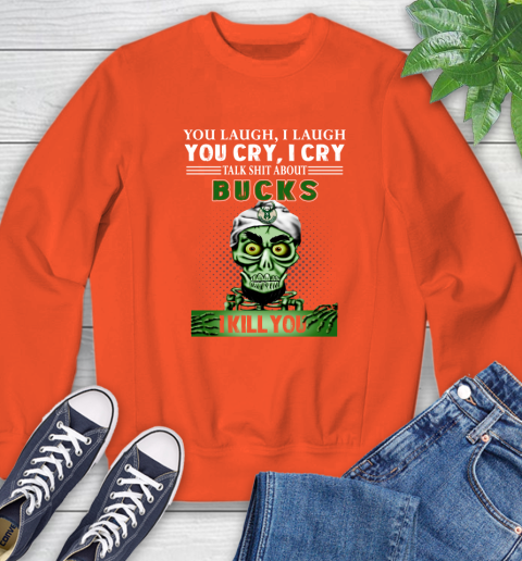 NBA Talk Shit About Milwaukee Bucks I Kill You Achmed The Dead Terrorist Jeffrey Dunham Basketball Sweatshirt 3