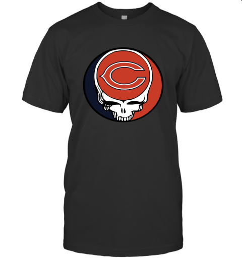 Chicago Bears Grateful Dead Steal Your Face Football Nfl Shirts Men Cotton T-Shirt