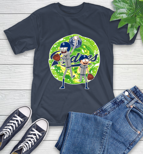 MLB San Diego Padres Rick And Morty Baseball Sports T-Shirt 4