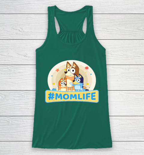 Bluey Mom Family For Life Racerback Tank 5