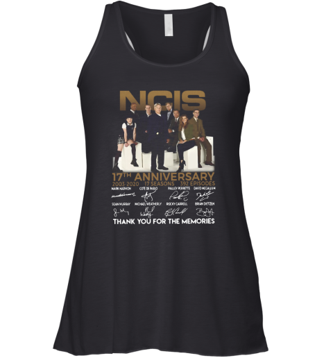 Ncis 17Th Anniversary 2003 2020 Thank You For The Memories Racerback Tank