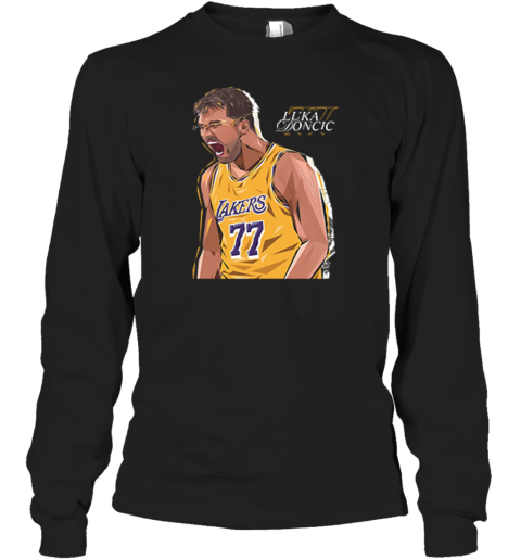 Luka Doncic Lakers Premium Long Sleeve T-Shirt