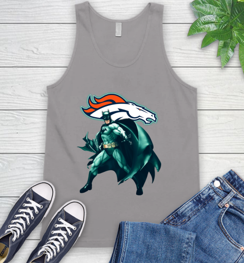 NFL Batman Football Sports Denver Broncos Tank Top 4