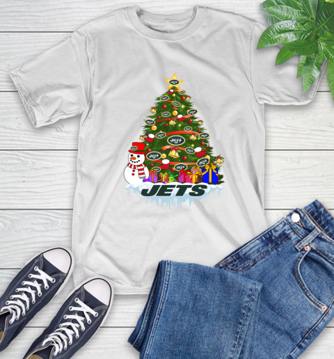 New York Jets Merry Christmas NFL Football Sports T-Shirt