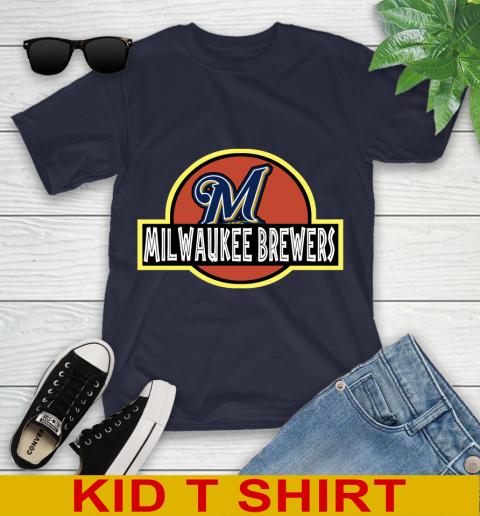 MLB Milwaukee Brewers Jurassic Park Dinosaur Movie Baseball Sports 103
