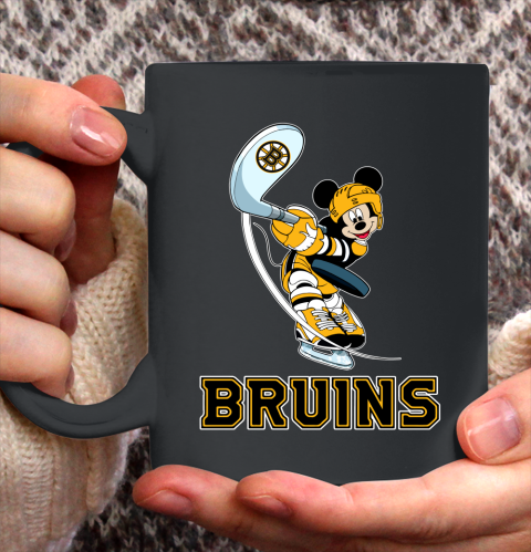 NHL Hockey Boston Bruins Cheerful Mickey Mouse Shirt Ceramic Mug 15oz