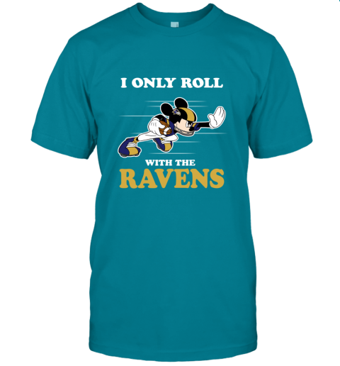 NFL Baltimore Ravens Mickey Mouse Donald Duck Goofy Football T Shirt -  Rookbrand