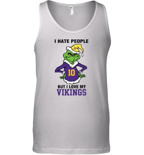 I Hate People But I Love My Vikings Minnesota Vikings NFL Teams Tank Top