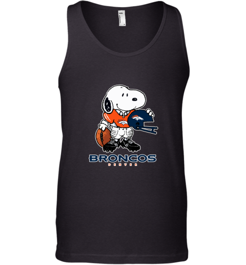 Snoopy A Strong And Proud Denver Broncos Player NFL Tank Top