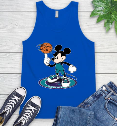 NBA Basketball Charlotte Hornets Cheerful Mickey Disney Shirt Tank Top 6 NBA Basketball Charlotte Hornets Cheerful Mickey Disney Shirt Tank Top - Image 6
