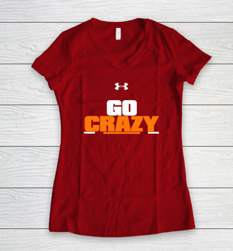 Go Crazy Cadillac Women's V-Neck T-Shirt 6