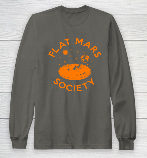 Flat Mars Society Shirt Long Sleeve T-Shirt 5
