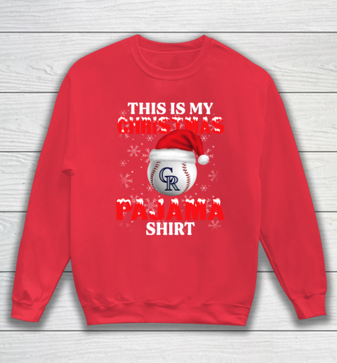 Colorado Rockies This Is My Christmas Pajama Shirt MLB Sweatshirt 7