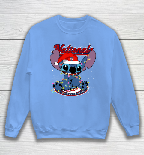 Washington Nationals MLB noel stitch Baseball Christmas Sweatshirt 7