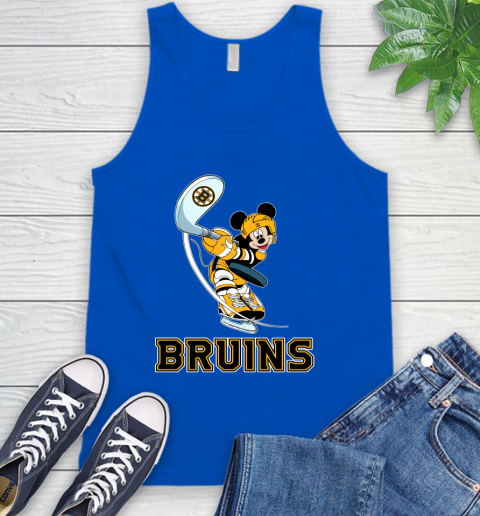 NHL Hockey Boston Bruins Cheerful Mickey Mouse Shirt Tank Top 5