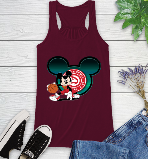 NBA Atlanta Hawks Mickey Mouse Disney Basketball Racerback Tank 3