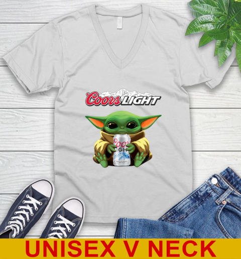 Star Wars Baby Yoda Hugs Coors Beer Shirt 49