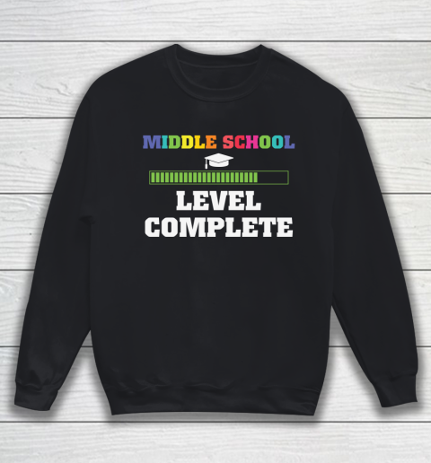 Back To School Shirt Middle School level complete Sweatshirt