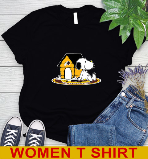 NFL Football Washington Redskins Snoopy The Peanuts Movie Shirt Women's T-Shirt 2
