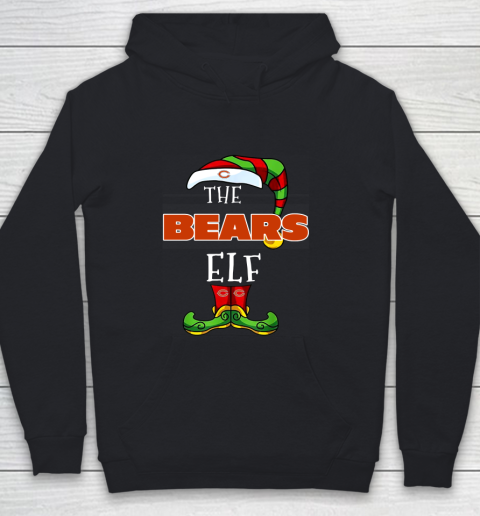 Chicago Bears Christmas ELF Funny NFL Youth Hoodie