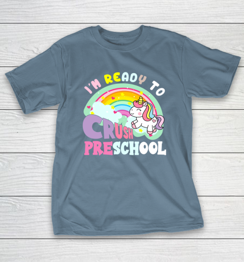 Back to school shirt ready to crush preschool unicorn T-Shirt 16
