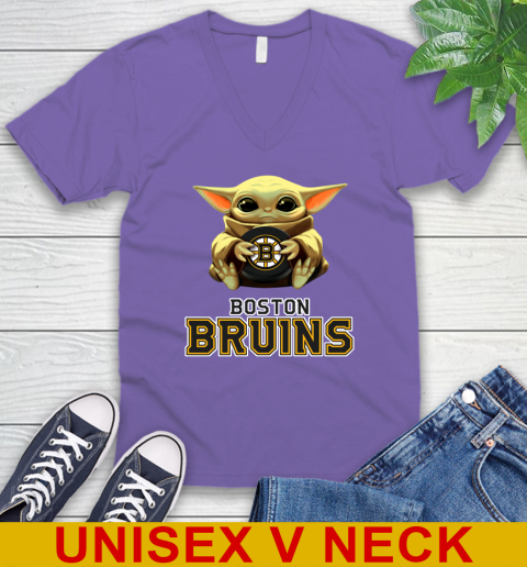 NHL Hockey Boston Bruins Star Wars Baby Yoda Shirt 57