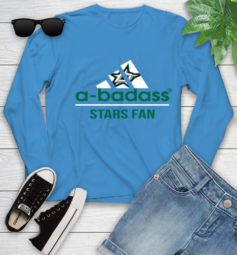 NHL A Badass Dallas Stars Jackets Fan Adidas Hockey Sports Youth Long Sleeve 8