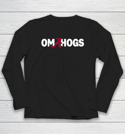 Omaha Here Come The Hogs Funny Omahogs Long Sleeve T-Shirt