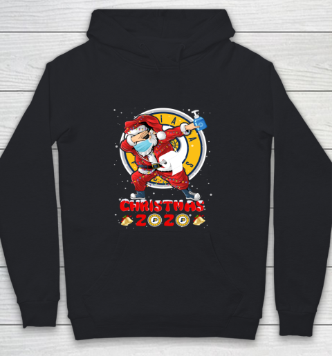 Indiana Pacers Funny Santa Claus Dabbing Christmas 2020 NBA Youth Hoodie