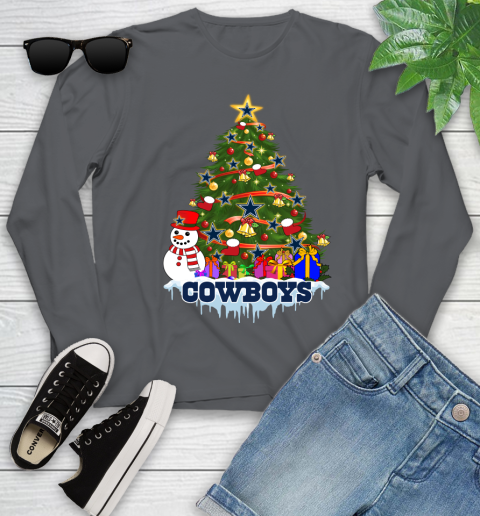 Dallas Cowboys Merry Christmas NFL Football Sports Youth Long Sleeve 8