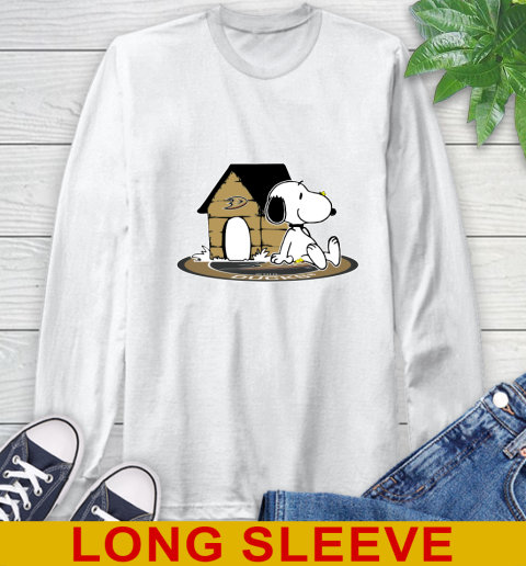 NHL Hockey Anaheim Ducks Snoopy The Peanuts Movie Shirt Long Sleeve T-Shirt